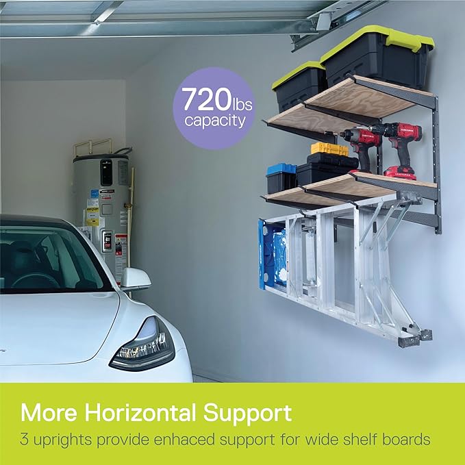 Heavy Duty Lumber Storage Rack by Delta Cycle, Holds Up To 720 lbs - Image 4