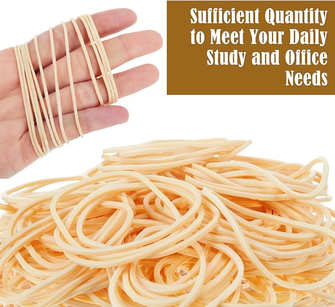 Marspark Rubber Bands Bulk Elastic Rubber Bands 5 lb File Folder Strong Elastic - Image 3