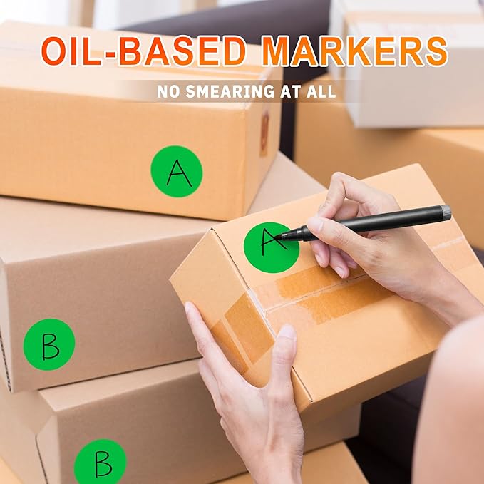 Easy to Use 2 Inch Green Multi-Purpose Round Coding Labels, 4 Rolls 2000 PCS - Image 4