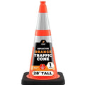 Xpose Safety 28 Inch Orange Traffic Cones Heavy Duty 10lb by XposeSafety