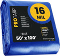 PROTARP Extra Heavy Duty 16 Mil Tarp Cover, Waterproof, UV Resistant, Rip and by Protarp