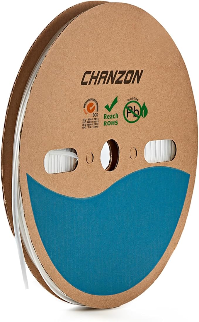 Chanzon 3:1 Ratio - 80ft Roll - Heat Shrink Tubing 3/32" - Marine Grade by Chanzon