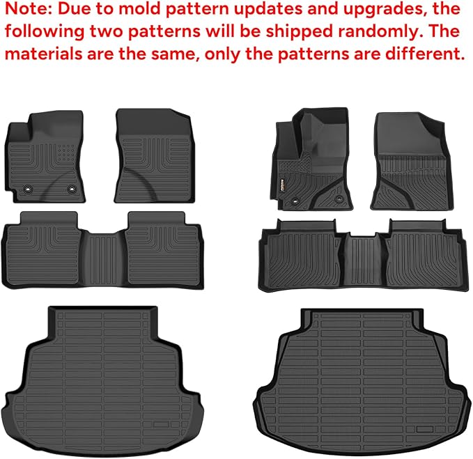 Binmotor-All Weather Car Floor Mats Cargo Liner Set - Image 2