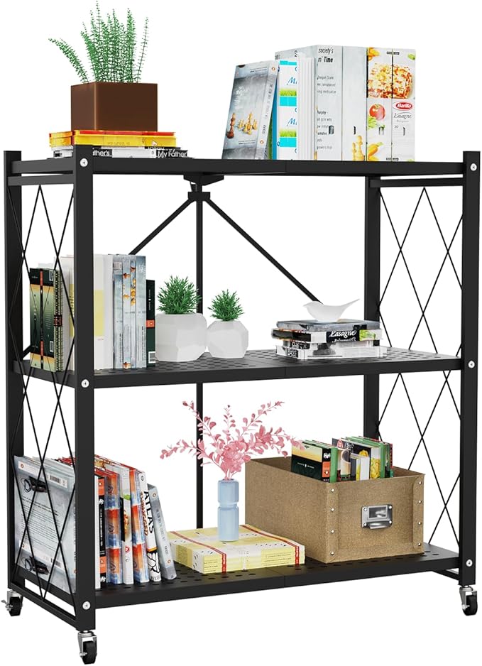 Lifetime Home 3-Tier Foldable Storage Shelf by BestSellingProducts