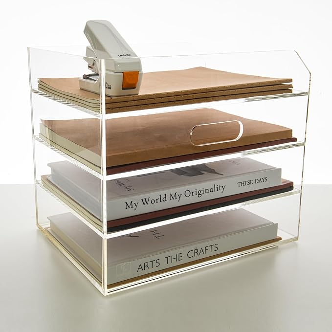 4 Tier Paper Organizer Letter Tray - Image 4