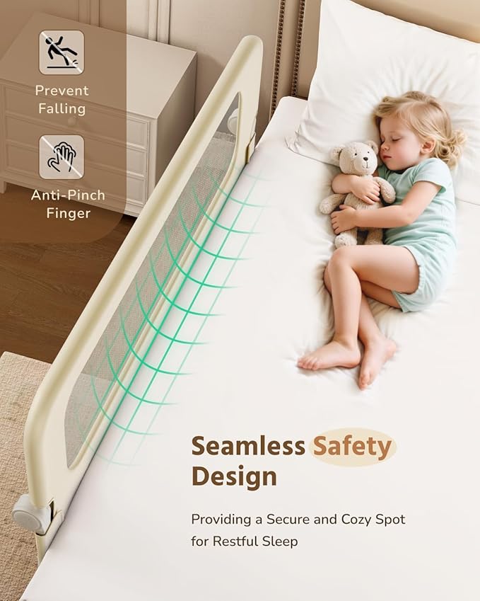 HOMEAL Bed Rail for Toddlers - Image 7