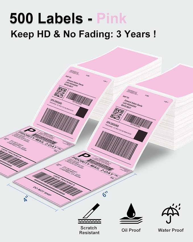 Phomemo 4x6 Thermal Label Printer Paper - Image 3