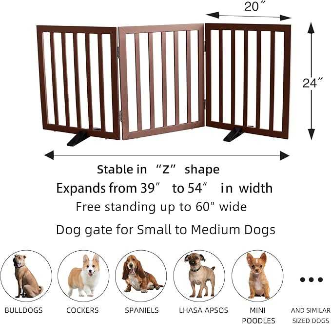 ZJSF Freestanding Indoor Dog Gate - Image 7