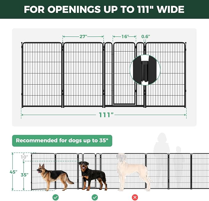 FXW Dog Gate Extra Wide Designed - Image 6