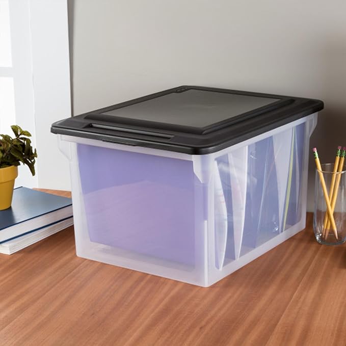 Sterilite File Box, Stackable Storage Bin - Image 7