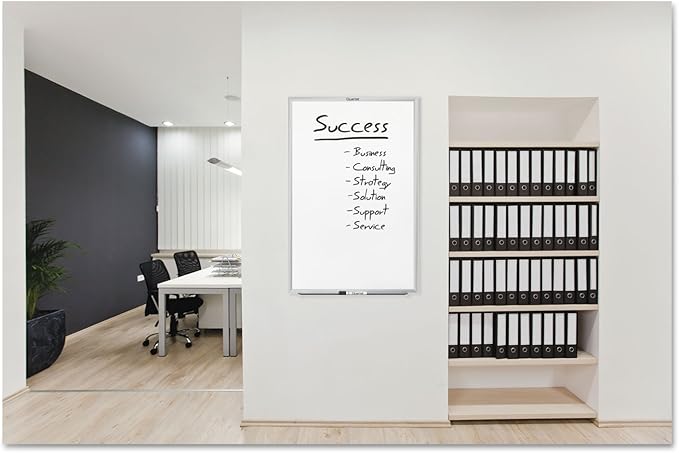 Quartet Magnetic Dry Erase White Board, Nano-Clean Surface Resists Ink Stains - Image 9
