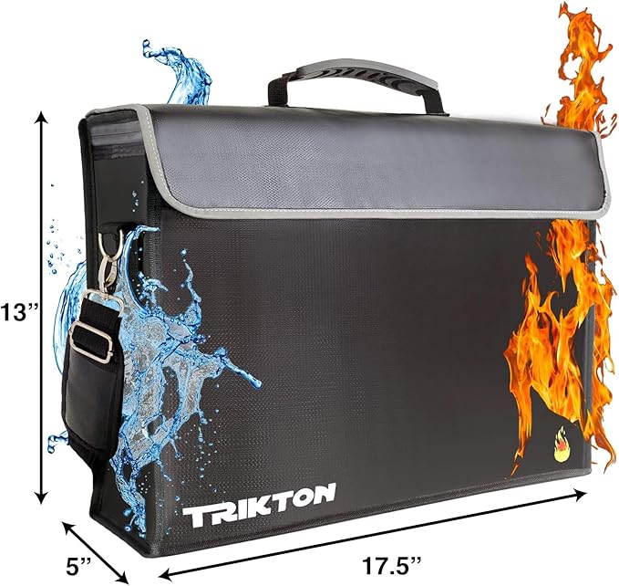 Fireproof & Waterproof Document Bag XXL 17.5x13x5 - Image 4