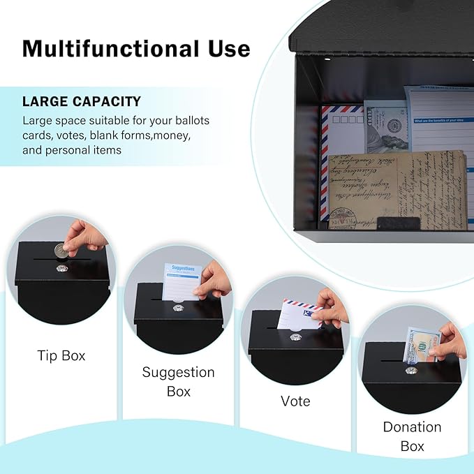 xydled Wall Mounted Suggestion Box - Image 4