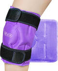 REVIX Knee Ice Pack for Injuries Reusable, Gel Ice Wrap by Feelbetterlivebetter