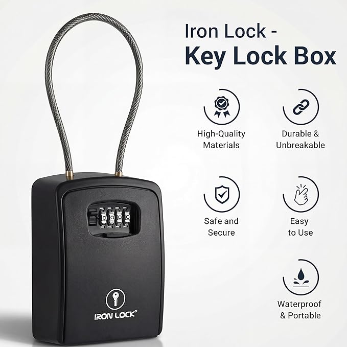 Iron Lock® Key Lock Box Portable - Image 6