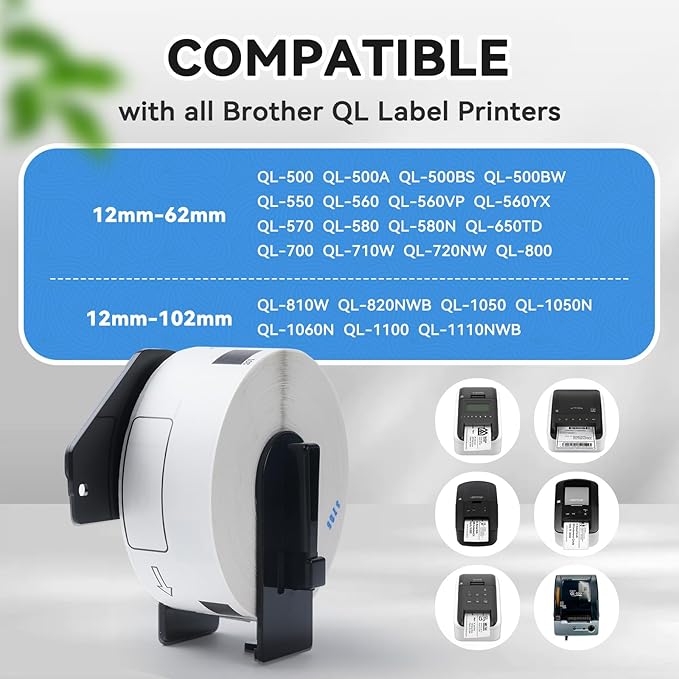 Suminey 10 Rolls Compatible Address Labels - Image 2