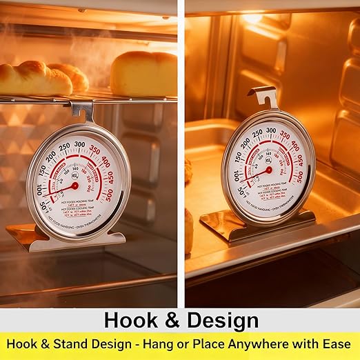 CloudHand Oven Thermometer for Gas/Electric Oven, Oven Temperature Gauge - Image 3