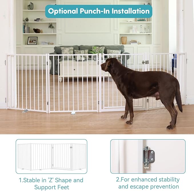 No Pawblems Free Standing Dog Gate - Image 4