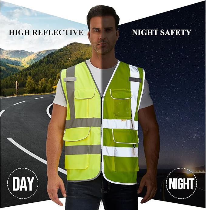 SIFE Reflective Safety Vest High Visibility Vest - Image 3