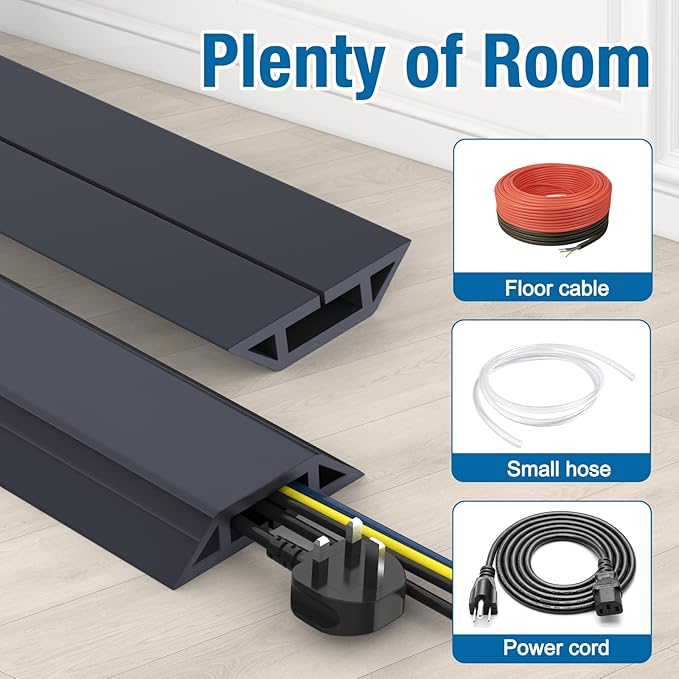 Eapele Floor Cord Cover 6.5ft Cord Covers - Image 6