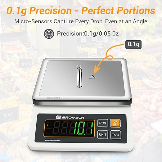 Gram Scale Waterproof Counting Function Weighs Gram, Pound & Kilogram, 13lb - Image 5
