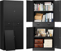 BESFUR 71“H Metal Storage Cabinet by BESFUR