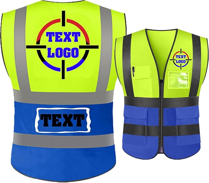 Personalized High Reflective Safety Vest Custom Hi Vis Safety Vest Men Women by SSYCWRSV
