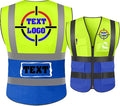 Personalized High Reflective Safety Vest Custom Hi Vis Safety Vest Men Women by SSYCWRSV