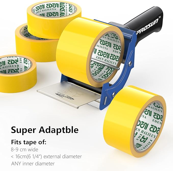 Fast Reload 3 Inch Wide Large Tape Gun Dispenser Packing Packaging Sealing - Image 3