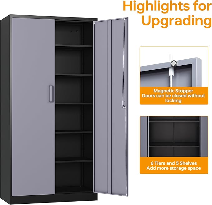 STANI Metal Garage Storage Cabinet - Image 7
