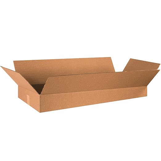TAPE LOGIC 36x16x5 Flat Corrugated Boxes, 36L x 16W x 5H, Storage Box by TapeLogic