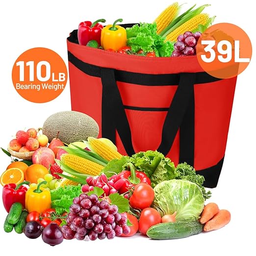 2Pk Insulated Reusable Tote Bag - Image 4