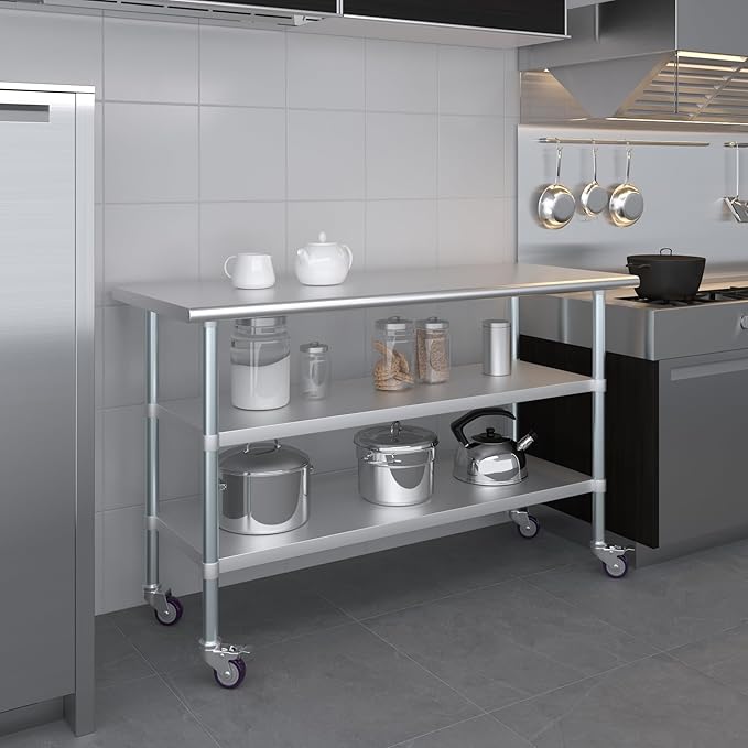 AmGood Stainless Steel Work Table - Image 7