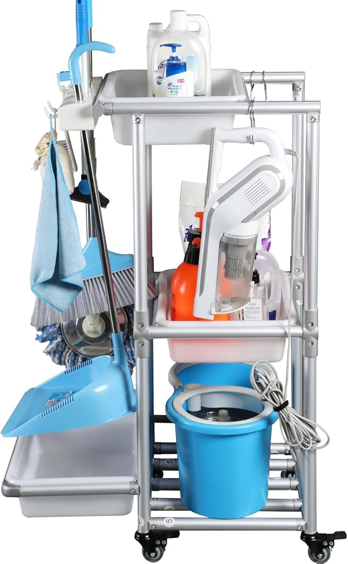 A Nice Little Cleaning Cart by QTJH