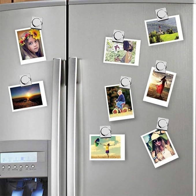 Square Strong Magnetic Clips, 1.8"-9 Pcs, 45 mm, Refrigerator Magnet Clips - Image 5