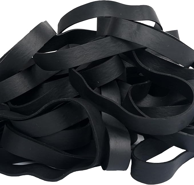 HAIDIBAO-Rubber Bands 40 Pcs size#105 Big black rubber band large Elastic Band - Image 5