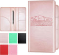 PLOJOP Car Registration and Insurance Card Holder, Leather Vehicle Insurance by PLOJOP