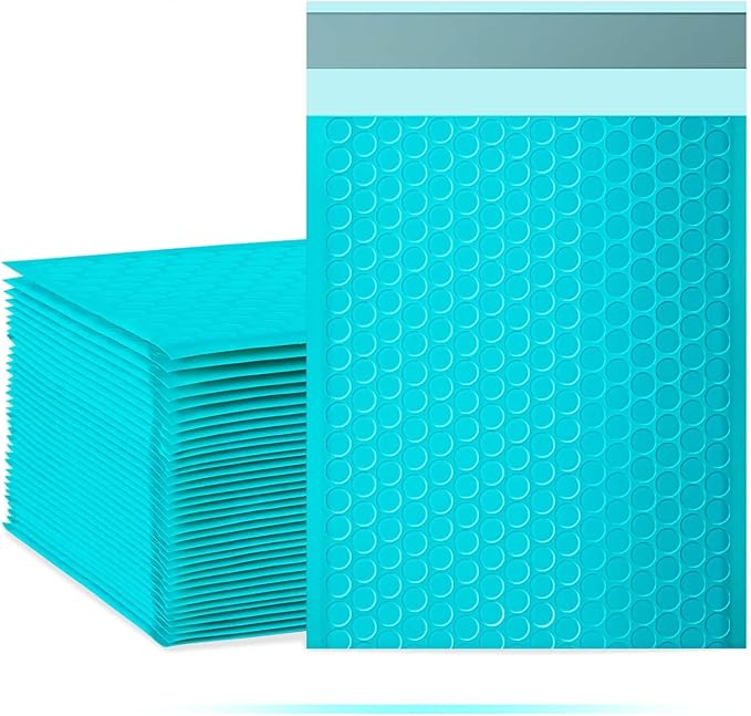 packbabol Bubble Mailers, 8.5x11 Inch Poly Padded Bubble Mailers Pack of 50 by packbabol