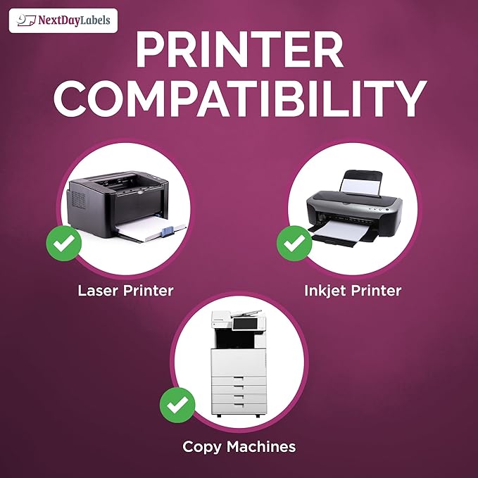 NextDayLabels - 3-7/16" x 2/3" Rectangular Sticker Labels - Image 8