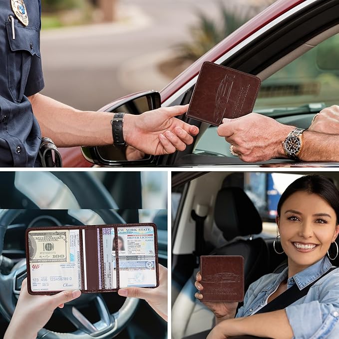 2-Pack Registration and Insurance Card Holder, Vehicle Glove Box Car Organizer - Image 6