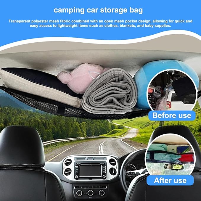 Car Ceiling Cargo Net - Image 4