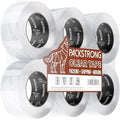 Packstrong Industrial Grade Clear Packing Tape 6 Rolls by PackStrong