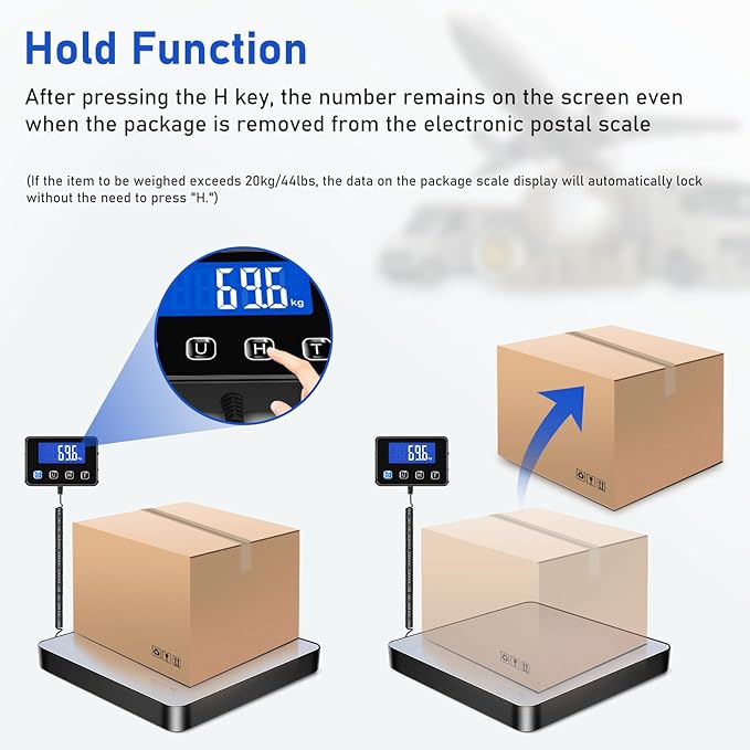 Shipping Scale, 440lb/0.5oz High Accuracy Digital Scale - Image 4