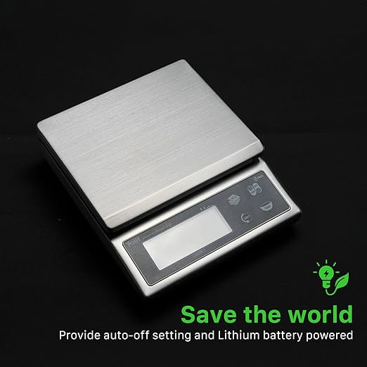 Polit Sun IP65 Waterproof Rechargeable Food Scale — 13lb/6kg High-Precision - Image 6