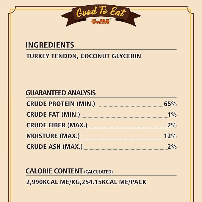 Gootoe Turkey Tendons for Dogs –All-Natural, Hypoallergenic Dog Treats - Image 5