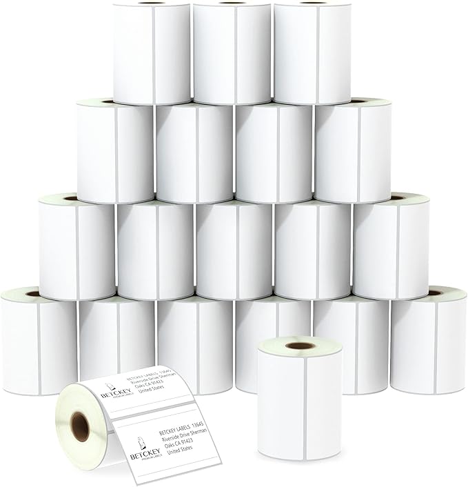 BETCKEY - 4" x 2.5" Shipping & Multipurpose Labels Compatible by BETCKEY