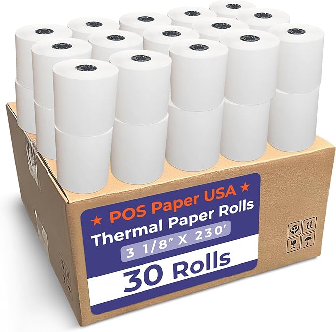 3 1/8" x 230' Thermal Paper by Unknown