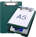 Small Clipboard with Storage, A5 Clipboards with Pen Holder, Half Letter Clip by Meiikun