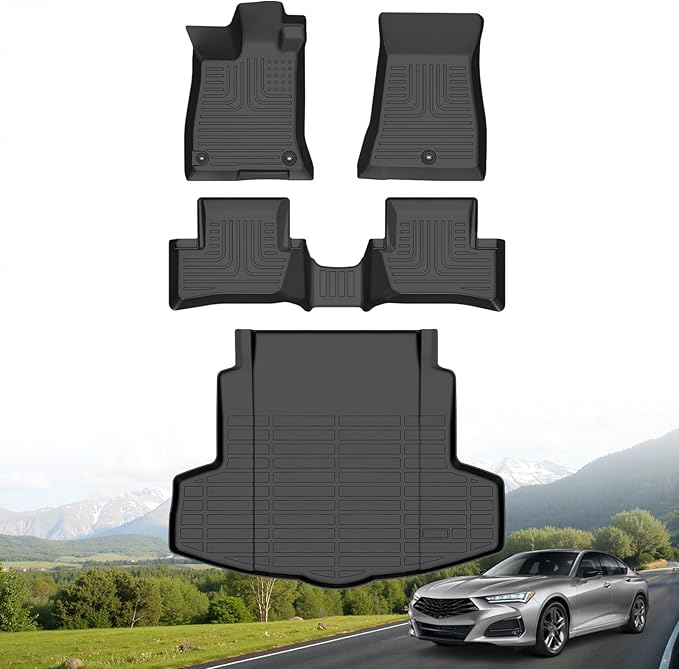 Hutisya-Floor Mats & Cargo Liner Set Fit by Hutisya