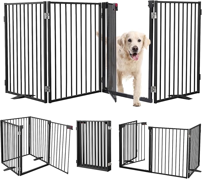 Metal Freestanding Dog Gates by FurggisPet